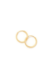 Lover's Tempo 14mm Gold Filled Infinity Hoops