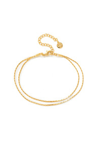 Lover's Tempo Dion Layered Bracelet in Gold