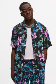 KuwallaTee Beach Shirt in Pink Jungle