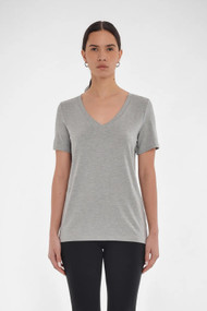 Paper Label Amy Tee in Melange Grey