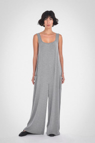 Paper Label Claire Jumpsuit in Melange Grey