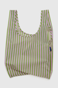 Baggu Standard Bag in Avocado Candy Stripe