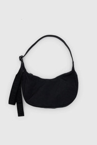 Baggu Small Nylon Crescent Bag in Black