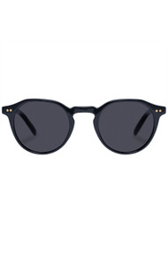 Le Specs Galavant Sunnies in Black + Smoke