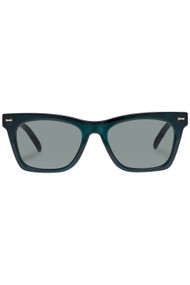 Le Specs Chante Sunnies in Bottle Green + Pine