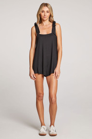 Saltwater Luxe Essential Romper in Black