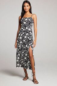 Saltwater Luxe Sully Midi Dress in Black