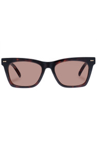 Le Specs Chante Sunnies in Dark Tortoise + Teak