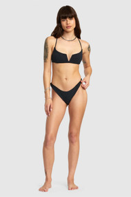 RVCA Palm Grooves Bikini in Black