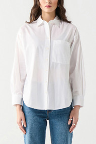 Dex Poplin Shirt in White