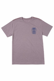 RVCA Cliff Shore Tee in Grey Ridge