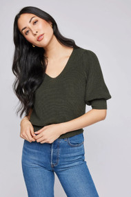 Gentle Fawn Phoebe Sweater in Olive