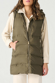 Dex Puffer Vest in Army Green