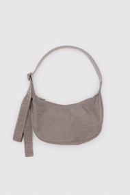 Baggu Small Nylon Crescent Bag in Dove