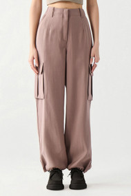 Dex Parachute Cargo Pant in Taupe