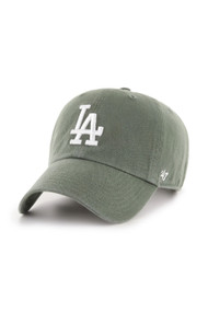 47 Brand Clean Up LA Dodgers Cap in Moss