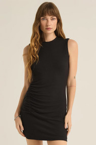 Z Supply Zaine Ribbed Dress in Black