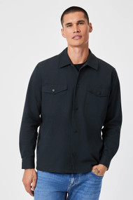 Mavi Two Pocket Overshirt in Pirate Black