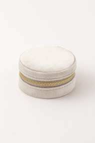 Lover's Tempo Bon Voyage Circle Jewelry Box in Moonstone