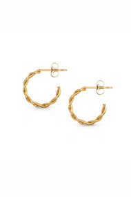 Lover's Tempo Josie Hoops in Gold