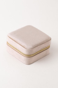 Lover's Tempo Bon Voyage Square Jewelry Box in Moonstone