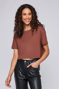 Gentle Fawn Logan Tee in Cognac