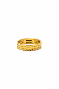 Lover's Tempo Britt Ring Stack in Gold