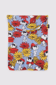 Baggu Puffy Laptop Sleeve 14" in Floral Snoopy