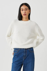 Minimum Mikala 2.0 Sweater in Broken White