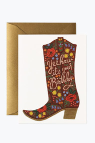 Rifle Paper Co. Birthday Boot Card