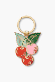 Rifle Paper Co. Cherries Enamel Keychain