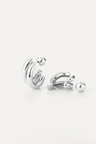 Jenny Bird Florence Earring in High Polish Silver