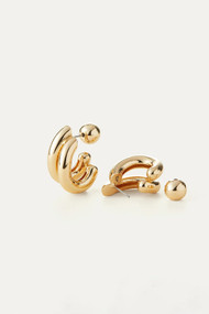 Jenny Bird Florence Earring in High Polish Gold