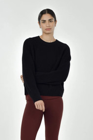 Paper Label Avery Sweater in Black