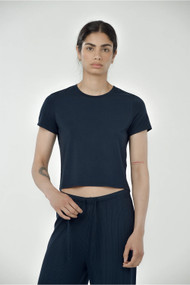 Paper Label Cassie Tee in Midnight Blue