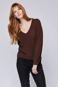 Gentle Fawn Hailey Sweater in Espresso