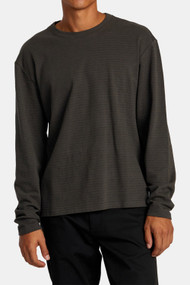 RVCA Vacancy Long Sleeve in Pirate Black