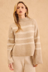 John + Jenn Everett Sweater in Wheatberry