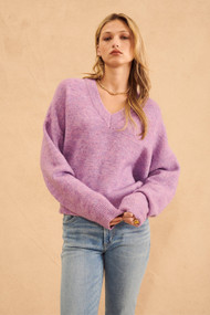 John + Jenn Charlie Sweater in Candy Floss