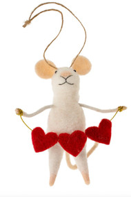 Indaba Ornament Heart Full Mouse