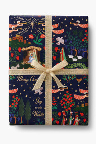 Rifle Paper Co. Nativity Scene Continuous Roll Wrap