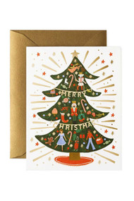 Rifle Paper Co. Nutcracker Tree Card