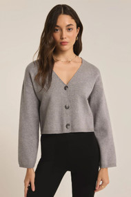 Z Supply Estelle Cardigan in Heather Grey