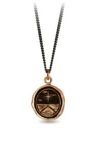 Pyrrha North Star Talisman in Bronze 18"