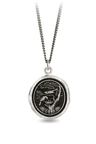 Pyrrha Love Makes a Home Talisman in Silver 18"