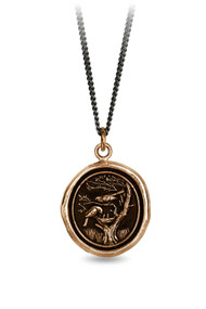 Pyrrha Love Makes a Home Talisman in Bronze 18"