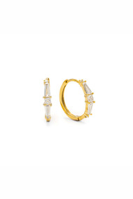 Lover's Tempo Tamara Hoops in Gold