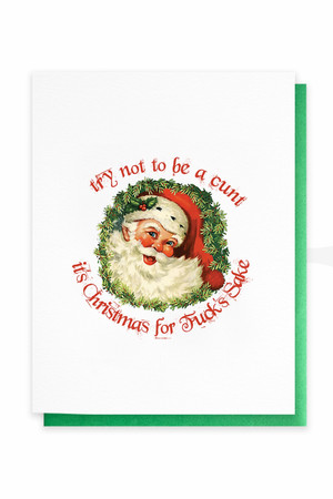 Cardideology It's Christmas For F*ck's Sake Card