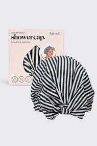 Kitsch Luxe Shower Cap in Stripes