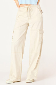 Dex Fluid Cargo Pant in Cream